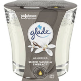 Glade Jar Scented Candle Sheer Vanilla Embrace