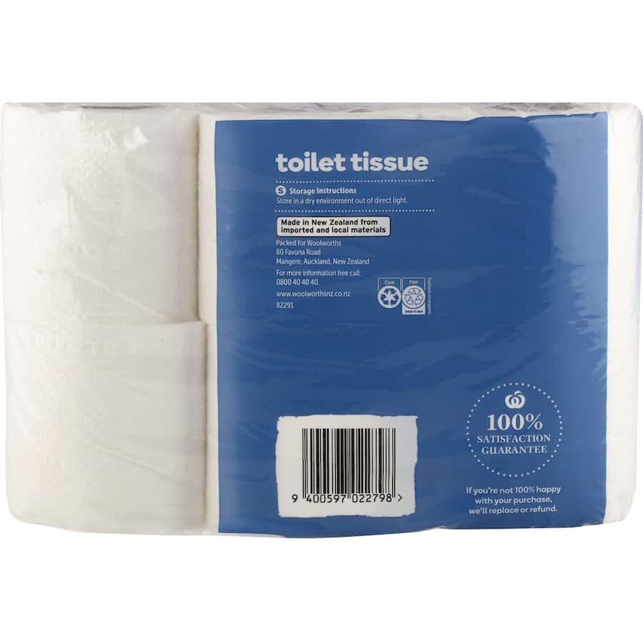 Essentials Toilet Paper 12pk White 2ply