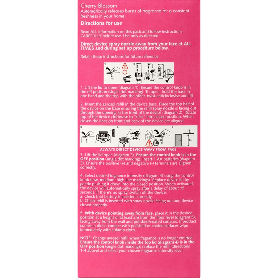 Air Wick Pure Automatic Air Freshener Cherry Blossom Primary 157g