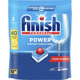 Finish Dishwasher Tablets Power All In 1 Lemon 40pack