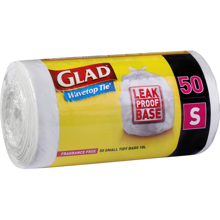 Glad Kitchen Tidy Bags Small Roll 50pack