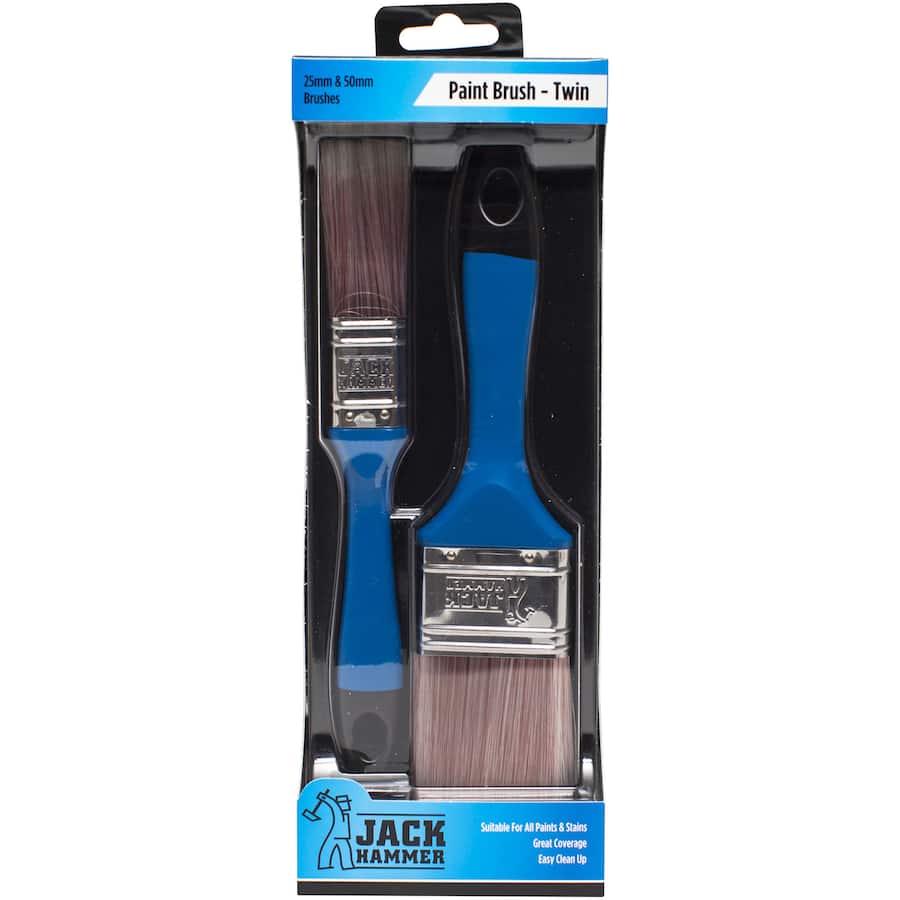 Jack Hammer Paint Brush Paint Brush Twin Pack 2pack