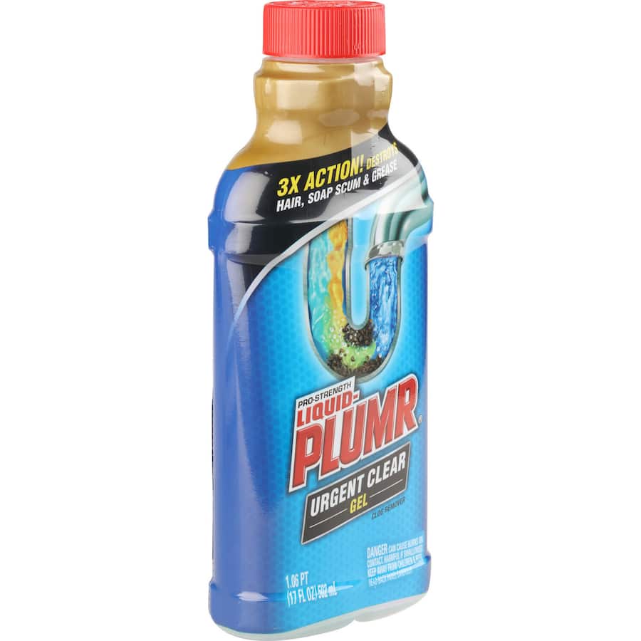 Liquid Plumr Drain Cleaner Urgent Clear 502mL