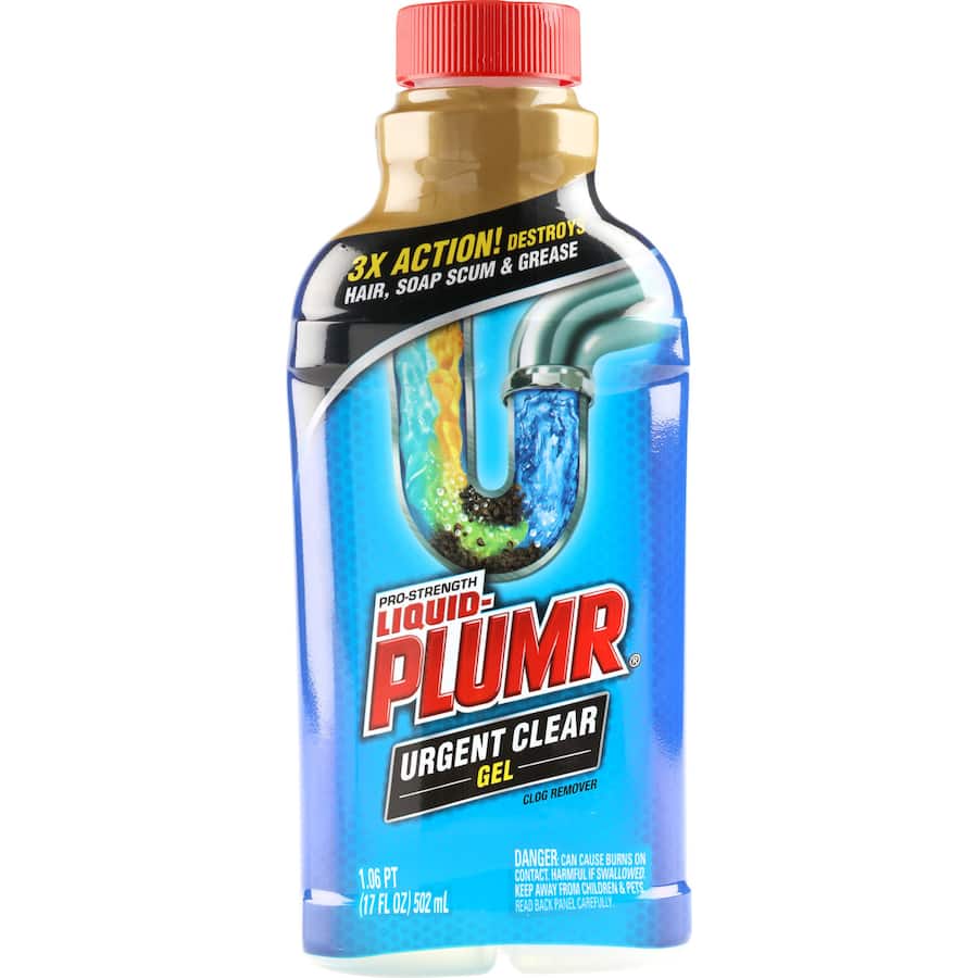 Liquid Plumr Drain Cleaner Urgent Clear 502mL