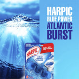 Harpic Toilet Cleaner Flush Blue Power Atlantic Burst 2 pack 100g