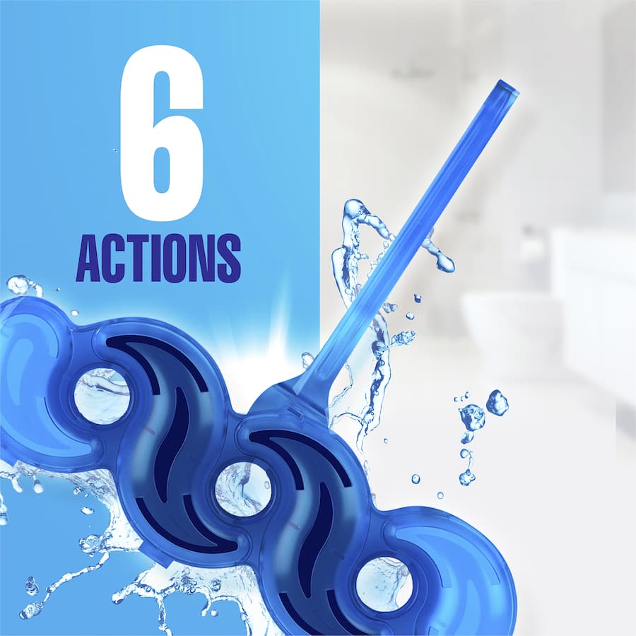 Harpic Toilet Cleaner Flush Blue Power Atlantic Burst 2 pack 100g