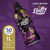 Fluffy Concentrate Fabric Softener Conditioner Spice Allure Bottle 1L