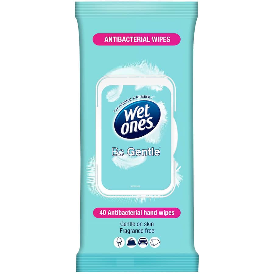 Wet Ones Wet Wipes Be Gentle 40pack (SMARTFOX)