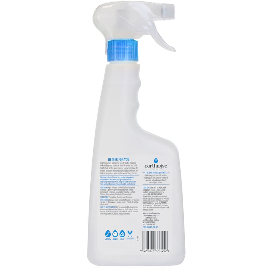 Earthwise Glass Cleaner Window Trigger 500mL