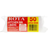 Rota Tuff Stuff Kitchen Tidy Bags Large Bin Liners 50pack