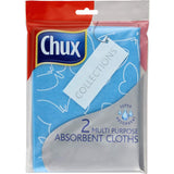 Chux Collections Cleaning Cloth Absorbent All Purpose 2ea