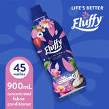 Fluffy Concentrate Fabric Softener Conditioner Lotus Sea Mineral Bottle 900mL