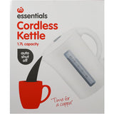 Essentials Kettle Plastic Each 1.7L