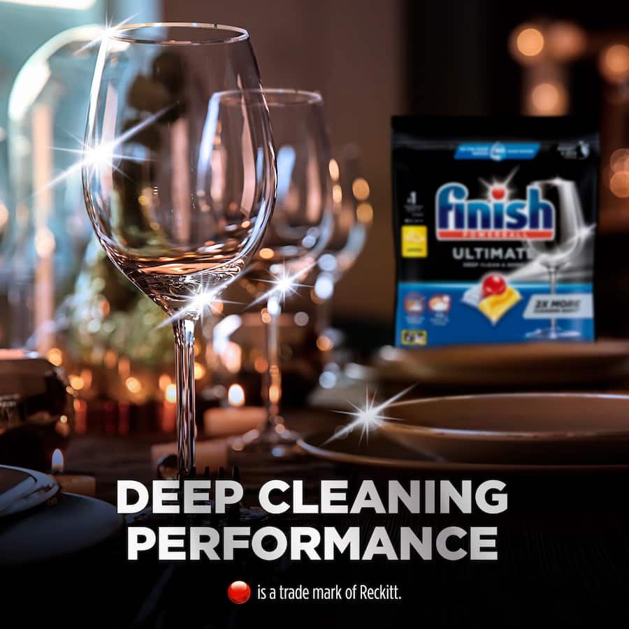 Finish Dishwasher Tablets Ultimate All In 1 Lemon Sparkle 16pack