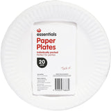 Essentials Paper Plates 23cm Wide 20pack