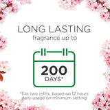 Air Wick Pure Scented Oil Plug In Cherry Blossom 19ml each refill 2pack