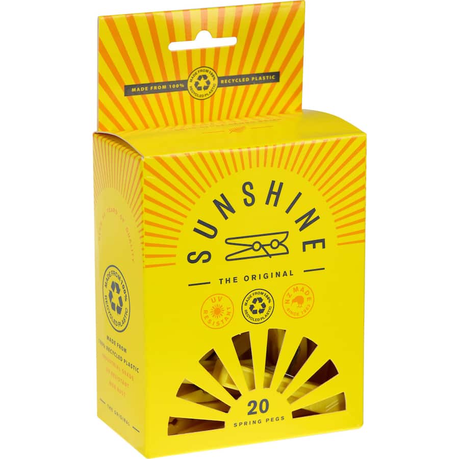 Sunshine Clothes Pegs  20pack