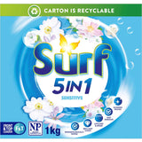 Surf Laundry Powder 5 In 1 Sensitive Box 1kg