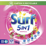 Surf Laundry Powder 5 In 1 Tropical Box 1kg