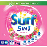 Surf Laundry Powder 5 In 1 Tropical Box 1kg