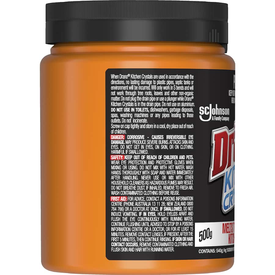 Drano Drain Unblocker Crystals 500g