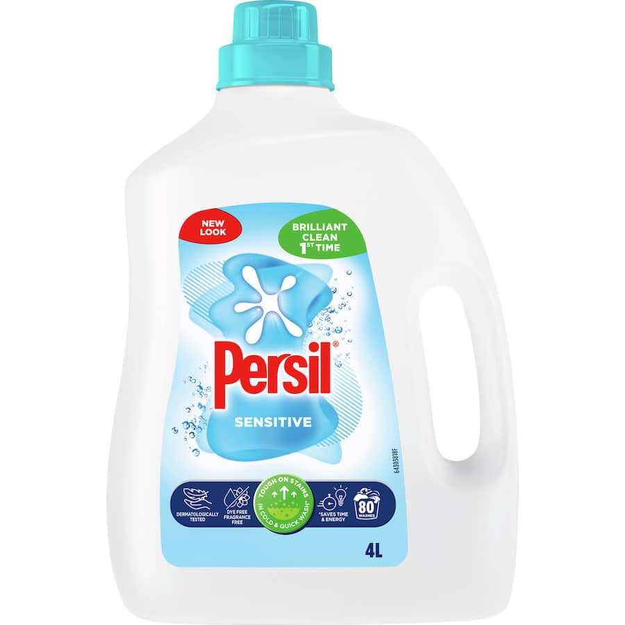 Persil Front & Top Loader Laundry Liquid Sensitive 4L