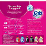 Fab Laundry Powder Fresh Frangipani Front & Top 1kg