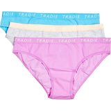 Tradie Underwear Ladies Bikini Size 12 3pack