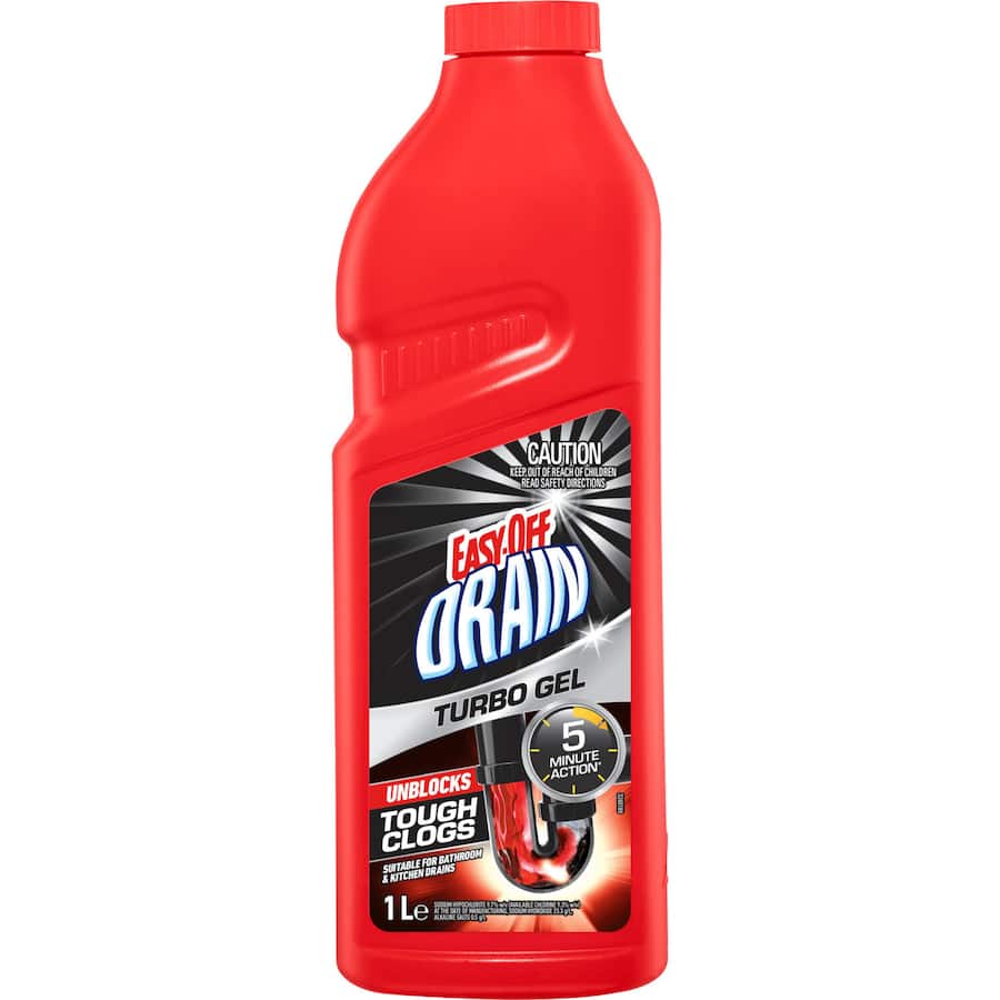 Easy Off Bam Drain Cleaner Turbo Gel 1L