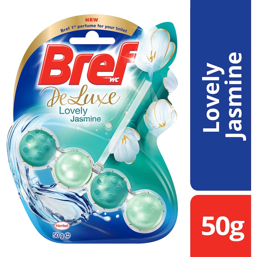 Bref Deluxe Toilet Flush Lovely Jasmine 50g