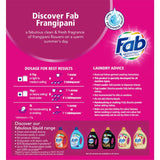 Fab Laundry Detergent Powder Fresh Frangipani 2kg