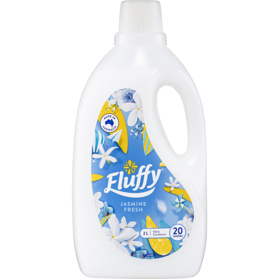 Fluffy Fabric Softener Conditioner Jasmine Fresh Bottle 2L