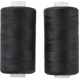 Korbond Thread Polyester Black 500m 2pack