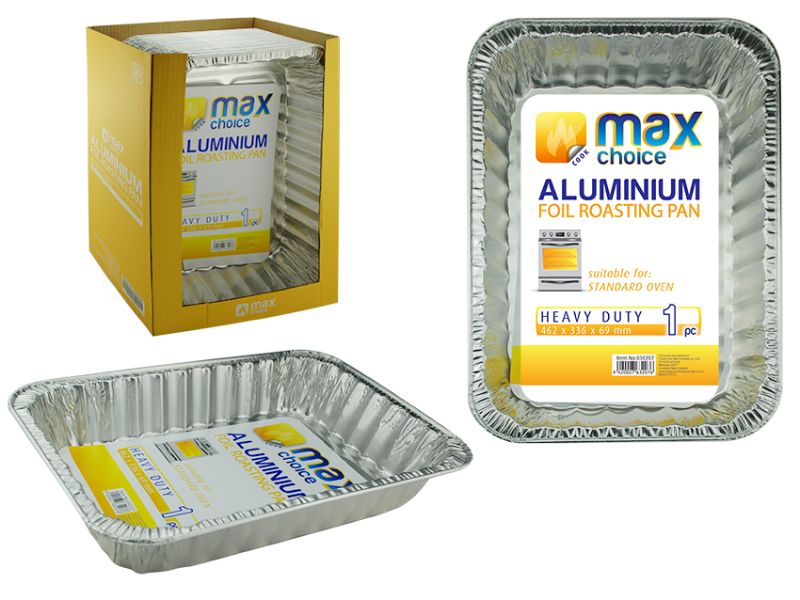 Rectangular Roaster Pan - Max Choice Foil 430mm (24 Units)