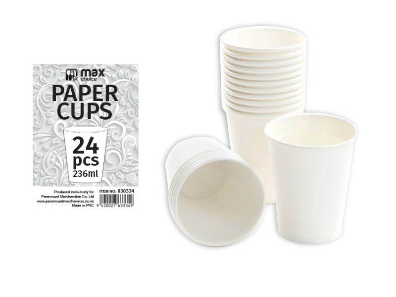 Paper Cups - MC Heavyduty 236ml (480pcs)