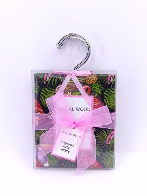 Fragrant Wardrobe Sachet 28g Sandal Wood - Pack 4pcs