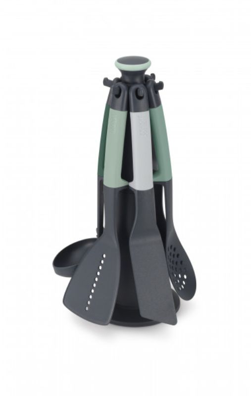 Joseph Joseph 6 Piece Utensil Carousel Sage