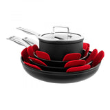 Pyrolux Pan And Pot Protector Red Set Of 3 - 28/33/38cm