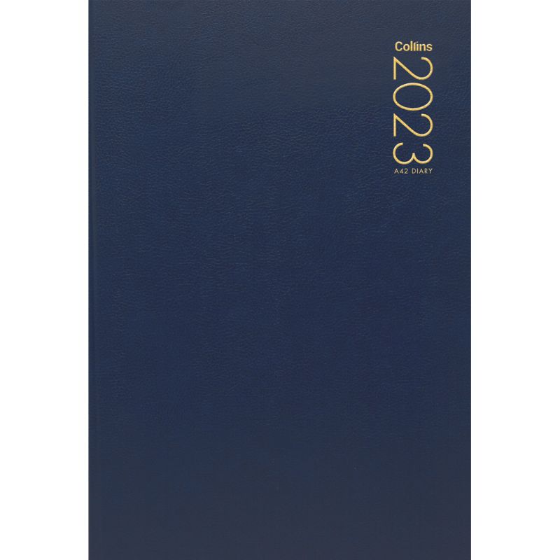 Collins Diary A42 Navy Odd Year