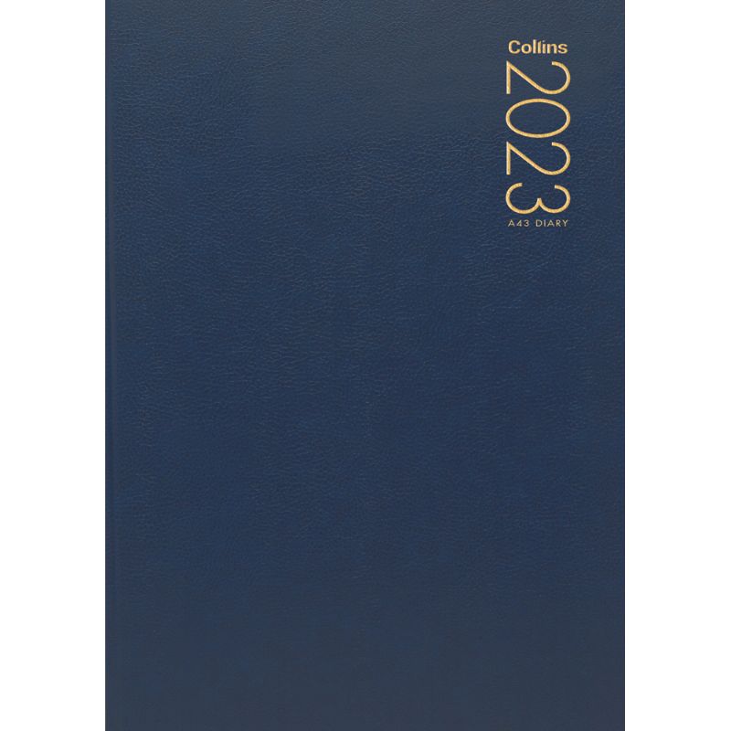 Collins Diary A43 Navy Odd Year