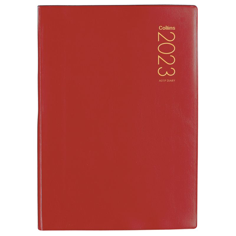 Collins Diary A51P Red Odd Year