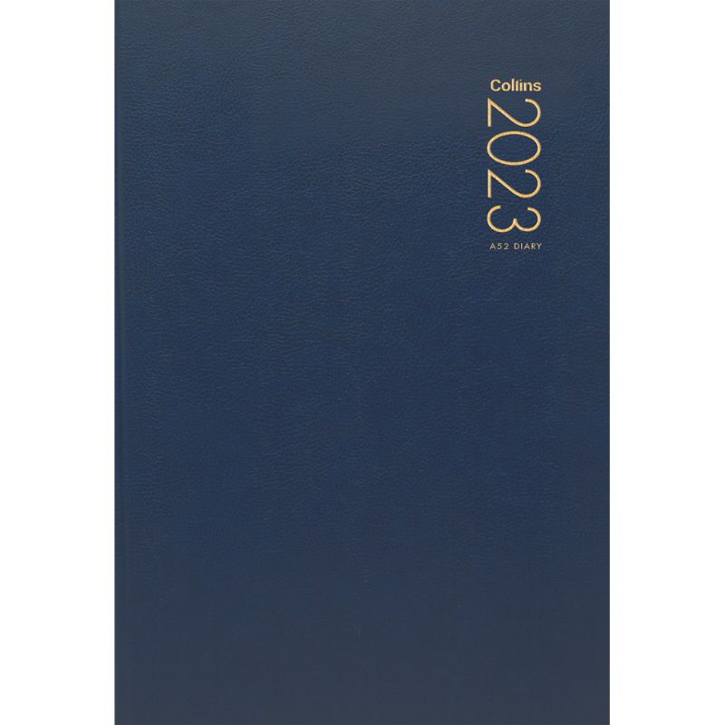 Collins Diary A52 Navy Odd Year