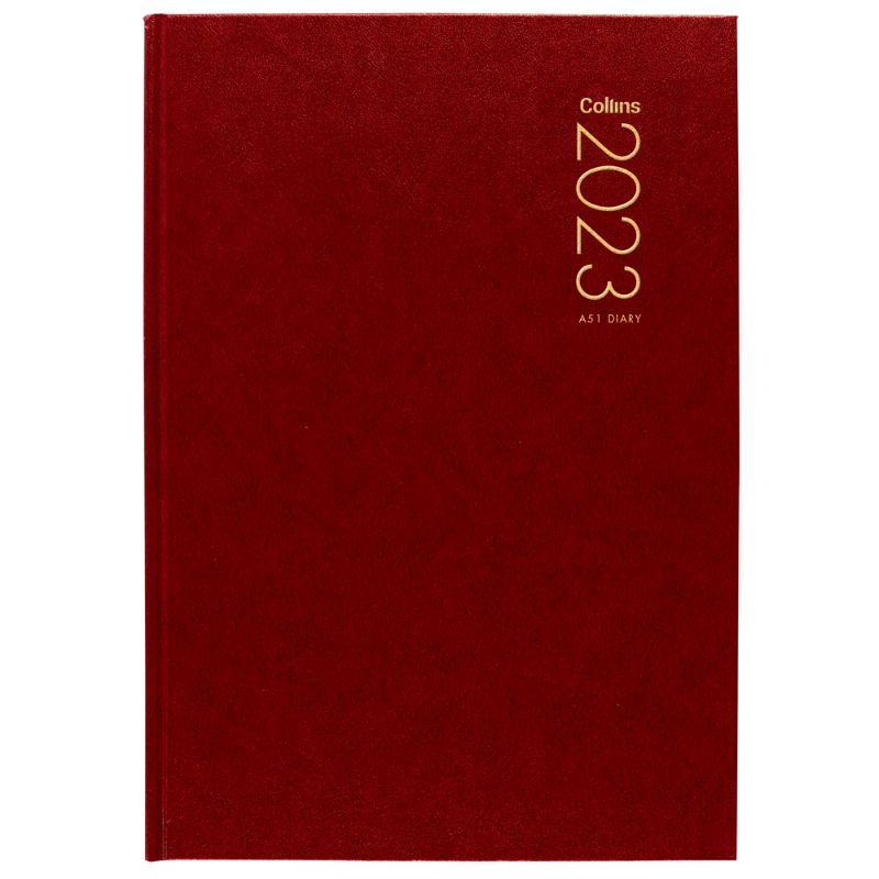 Collins Diary A51 Red Odd Year