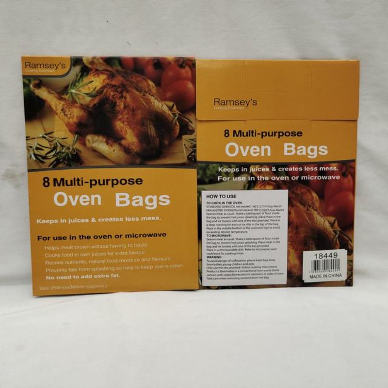 Oven Bag - 25 x 38CM (10 Packs)