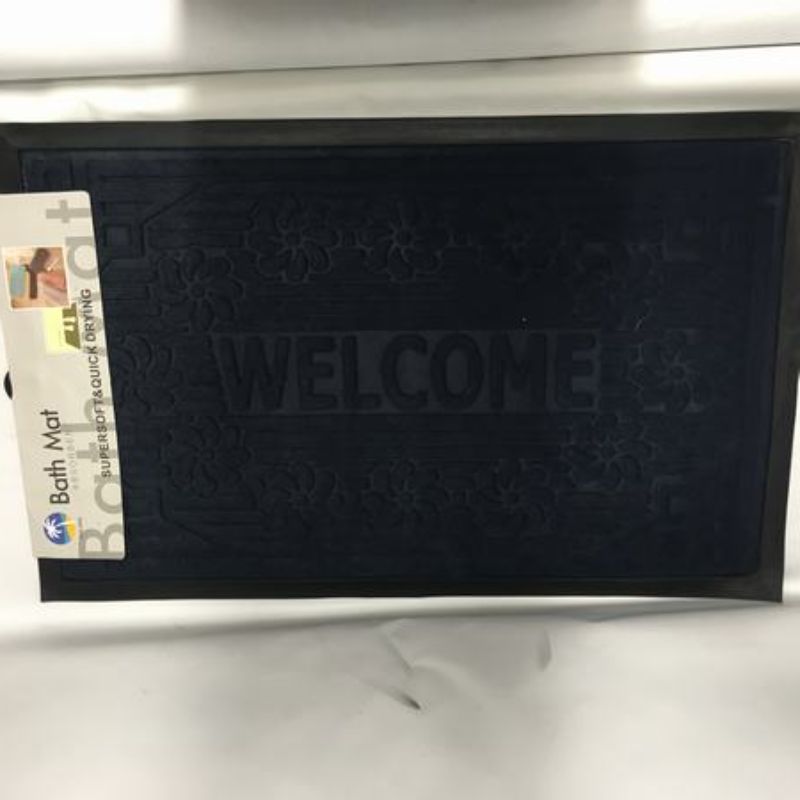 MAT - Welcome Blue 50 x 80cm (Set of 6)