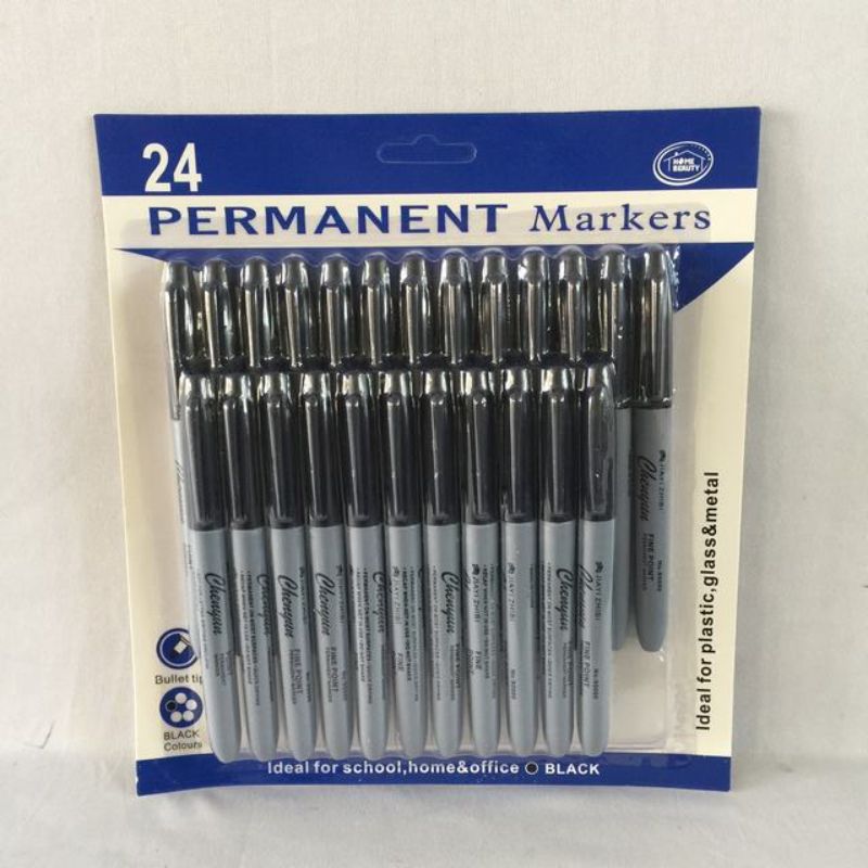Mark Pen - Black (12 Packs)