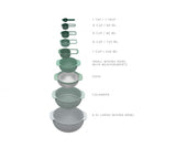 Joseph Joseph Nest 9 Piece Bowls Sage