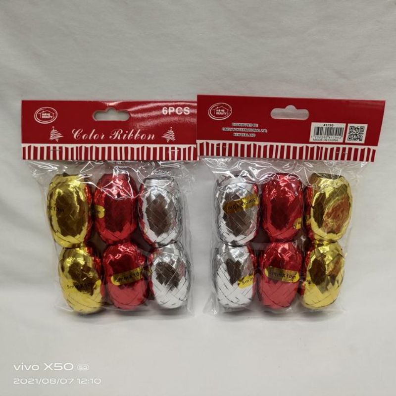 Christmas Decoration - Ribbon 2 (12 Packs)