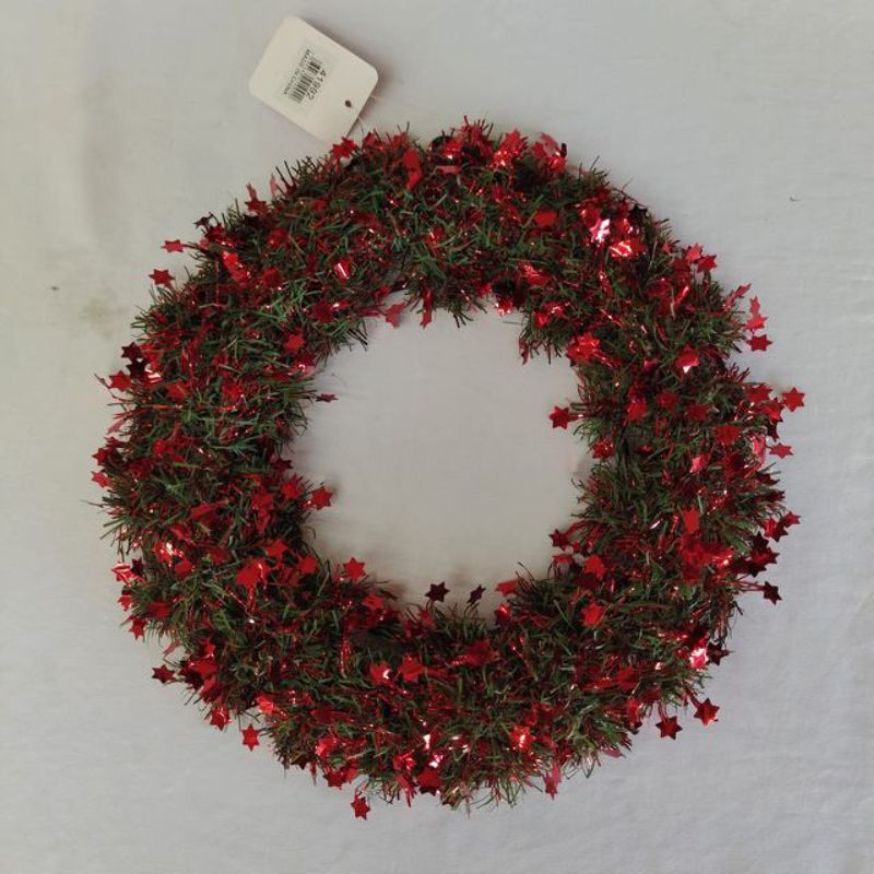 Christmas  Garland - Red 30cm (Set of 6)