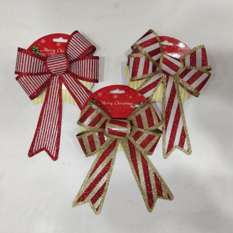 Christmas Bows - Assorted 1 (6pcs)
